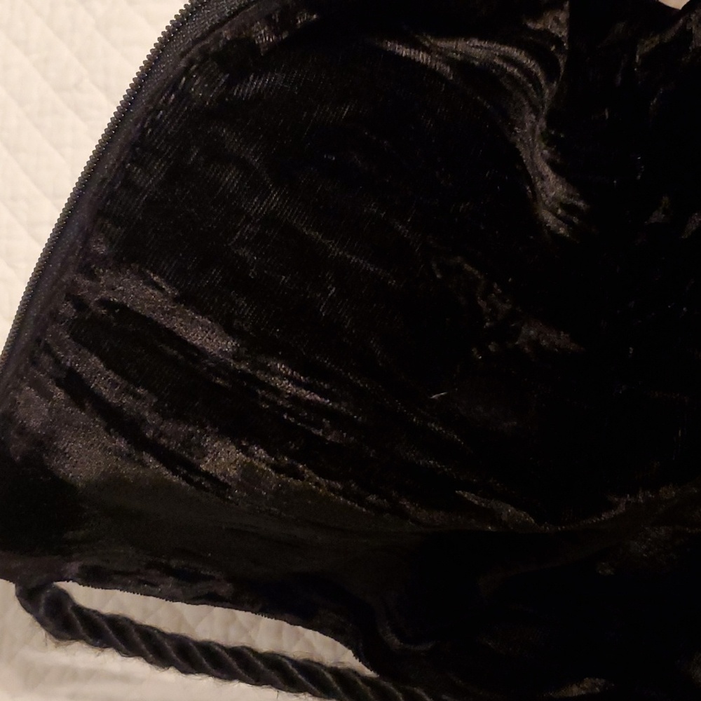 Vtg L.J.S Collection Velvet Bag - Picture 7 of 13